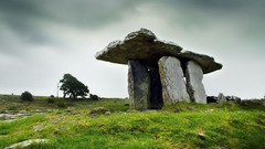 Landscapes nature Ireland stone buildings