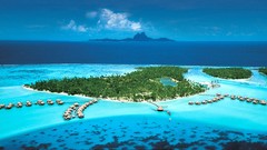 Landscapes nature Islands French Polynesia resort