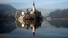 Landscapes nature Islands lakes