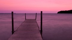 Landscapes nature lakes piers