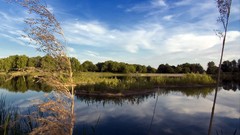 Landscapes nature lakes reflections