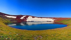 Landscapes nature lakes reflections mount