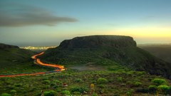 Landscapes nature lava Green