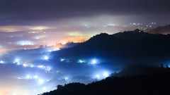 Landscapes nature light city night