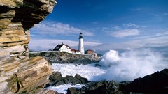 Landscapes nature lighthouses