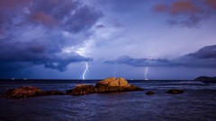 Landscapes nature Lightning