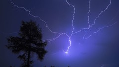 Landscapes nature Lightning