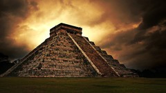 Landscapes nature Mexico pyramids mayas