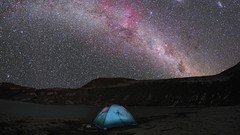 Landscapes nature Milky Way national park chile