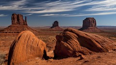 Landscapes nature Monument Valley deserts rock formations