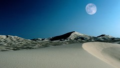 Landscapes nature moon deserts