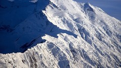 Landscapes nature Mountains Alaska mount aerial