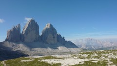 Landscapes nature Mountains Alps Italy 3 cime di Lavaredo