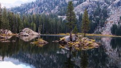 Landscapes nature Mountains Alps lakes forests Alpine