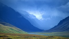 Landscapes nature Mountains Arctic valleys
