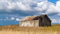 Landscapes nature Mountains barn