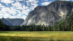Landscapes nature Mountains California Yosemite National Park 