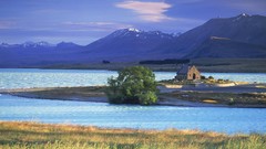 Landscapes nature Mountains chapel