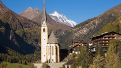 Landscapes nature Mountains churches