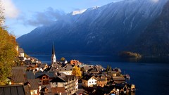 Landscapes nature Mountains cityscapes