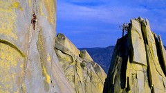 Landscapes nature Mountains climbing