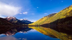 Landscapes nature Mountains clouds