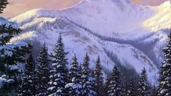 Landscapes nature Mountains clouds