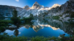 Landscapes nature Mountains clouds