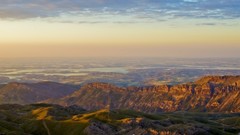 Landscapes nature Mountains clouds