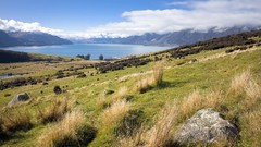 Landscapes nature Mountains clouds