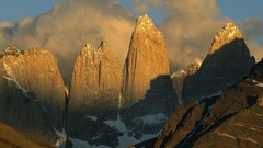 Landscapes nature Mountains clouds