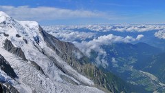 Landscapes nature Mountains clouds