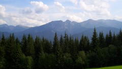 Landscapes nature Mountains clouds