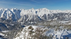 Landscapes nature Mountains clouds