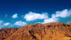Landscapes nature Mountains clouds
