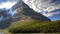 Landscapes nature Mountains clouds