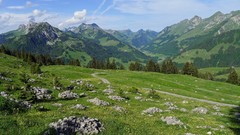 Landscapes nature Mountains clouds