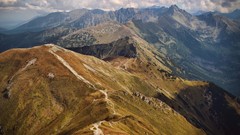 Landscapes nature Mountains clouds