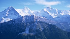 Landscapes nature Mountains clouds