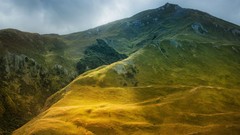 Landscapes nature Mountains clouds