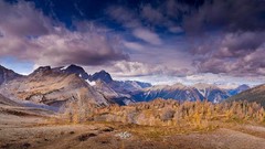 Landscapes nature Mountains clouds Canada