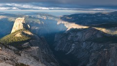 Landscapes nature Mountains clouds canyon