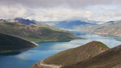 Landscapes nature Mountains clouds China