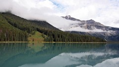 Landscapes nature Mountains clouds crystals lakes