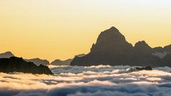 Landscapes nature Mountains clouds dawn switzerland sunlight