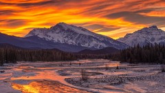 Landscapes nature Mountains clouds forests