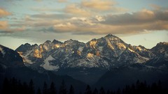 Landscapes nature Mountains clouds High Tatras