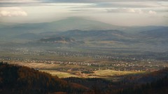 Landscapes nature Mountains clouds hills