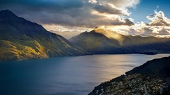 Landscapes nature Mountains clouds lakes queenstown Trey 