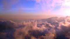 Landscapes nature Mountains clouds mist skies skylines